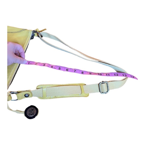 The Sak Iris Leather Crossbody Bag in Bright Lemon Yellow - Picture 16 of 16